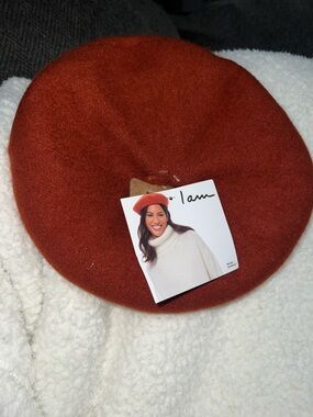 Rust Orange Beret - I Am Brand